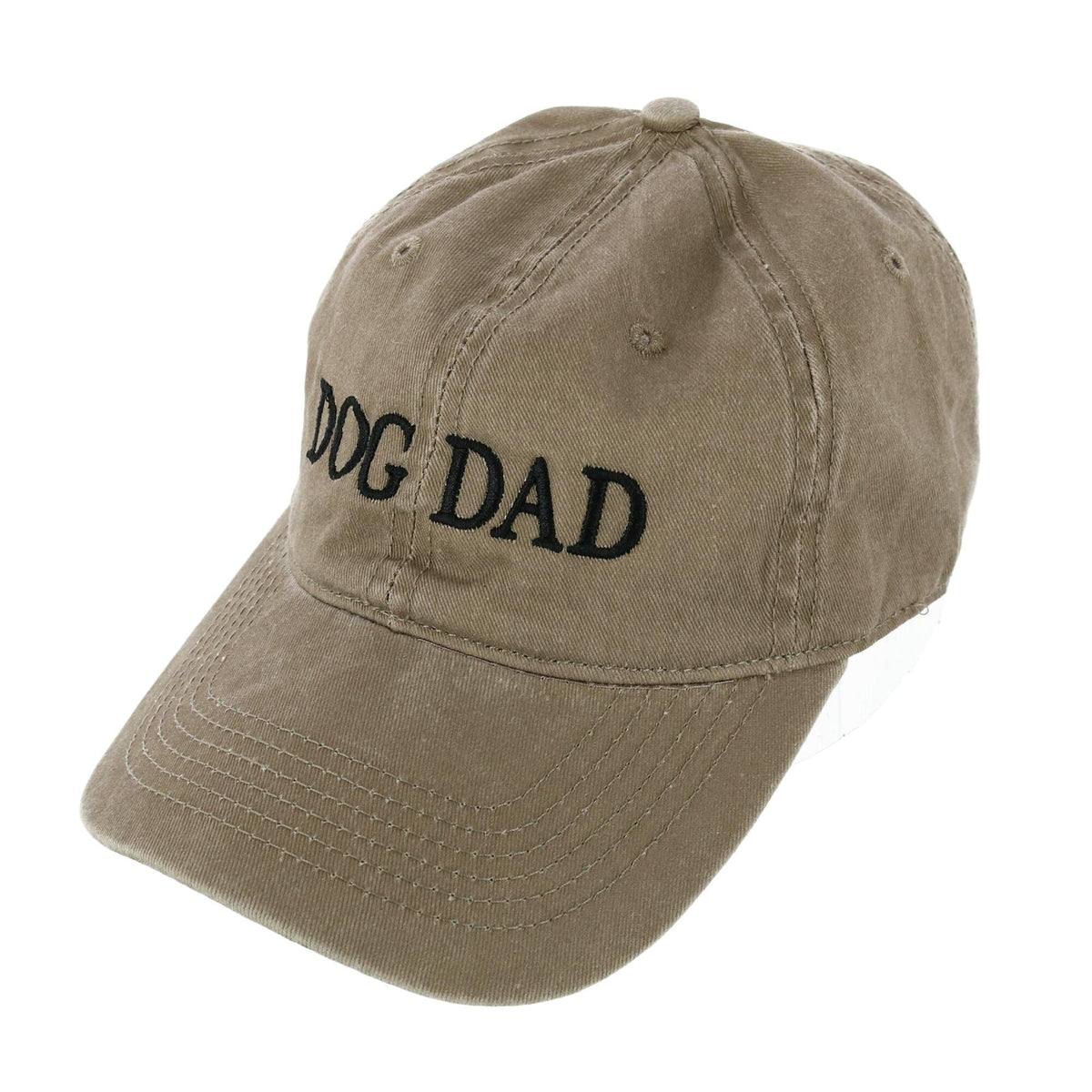 David & Young Men's Washed Cotton Dog Dad Baseball Cap - Khaki