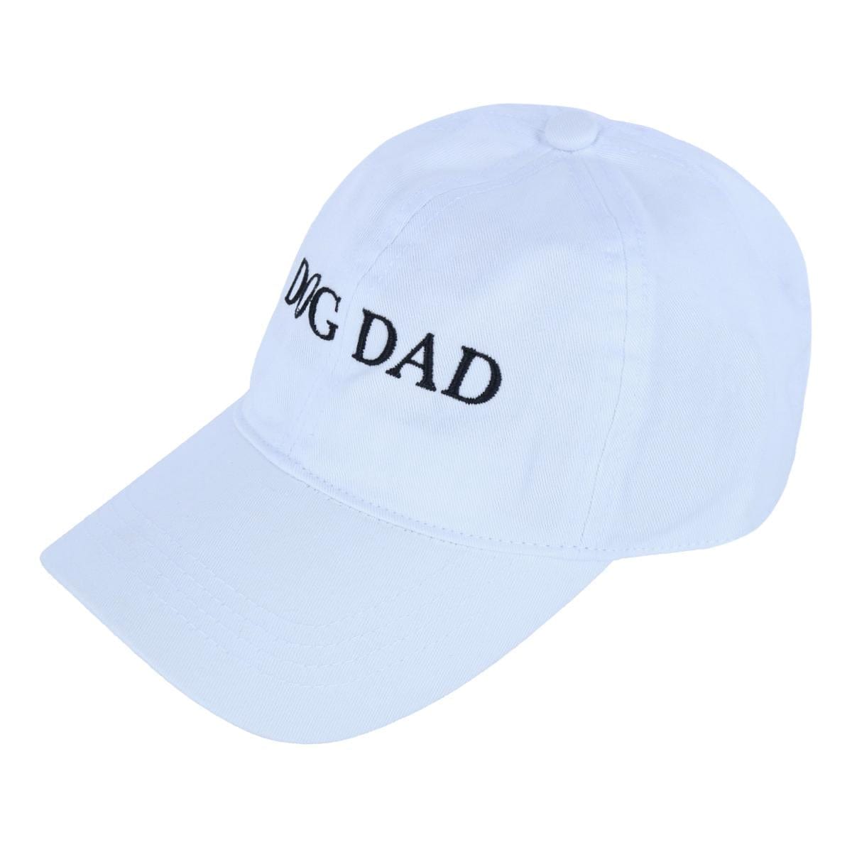 David & Young Men's Washed Cotton Dog Dad Baseball Cap - White