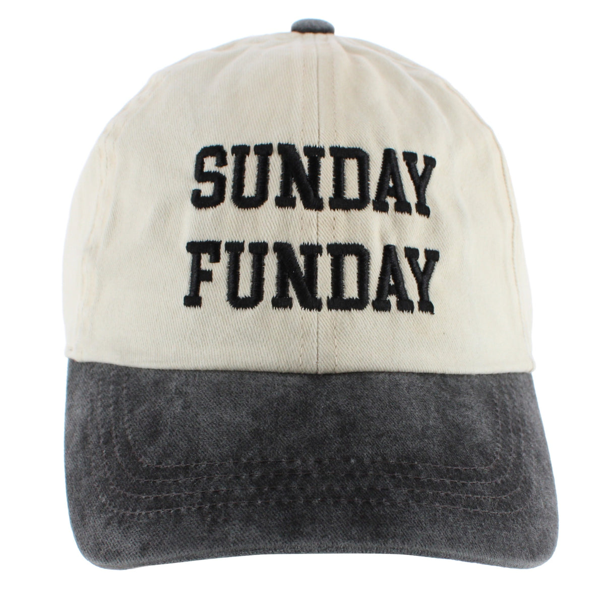 David & Young Women's Sunday Funday Football Baseball Cap - Black