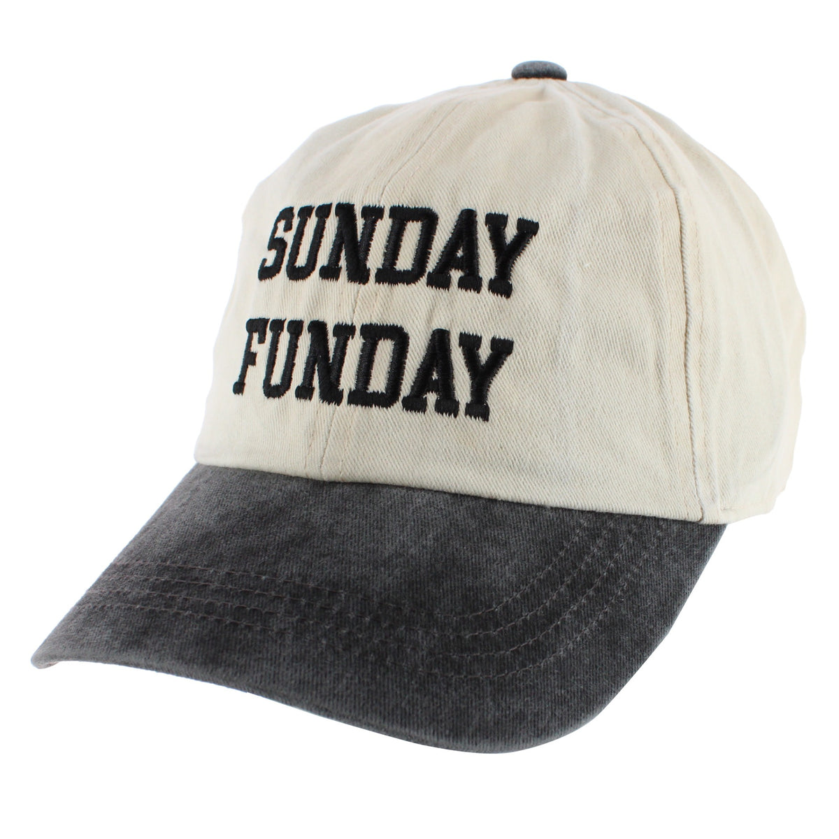 David & Young Women's Sunday Funday Football Baseball Cap - Black