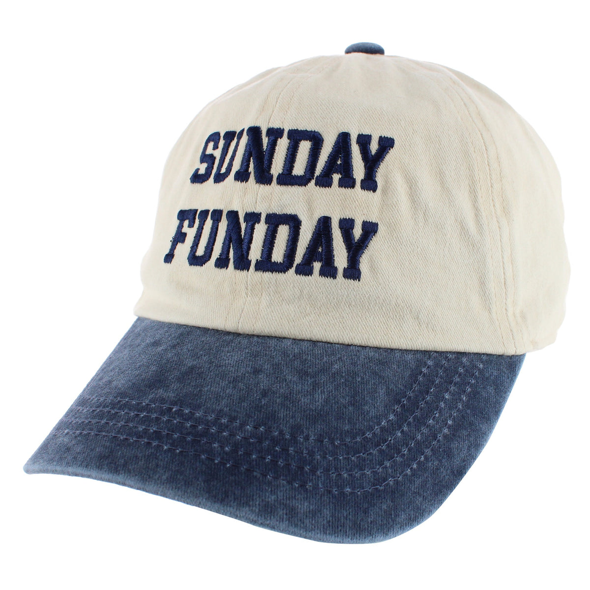 David & Young Women's Sunday Funday Football Baseball Cap - Navy