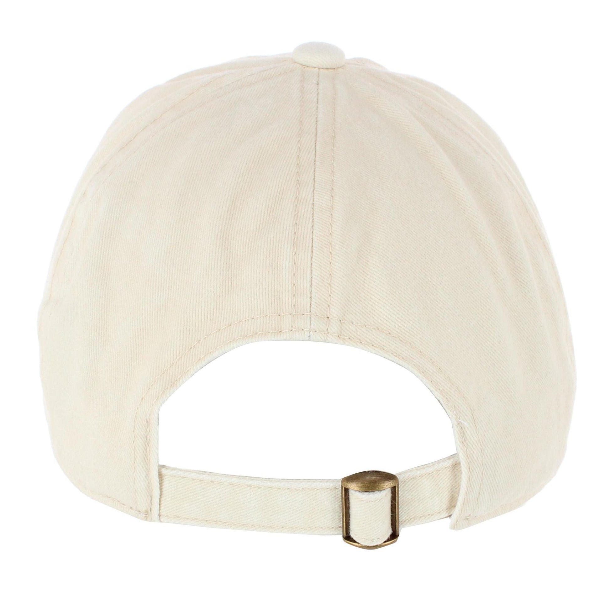CTM® Women's Halloween Witchy Cat Embroidered Baseball Cap - Beige