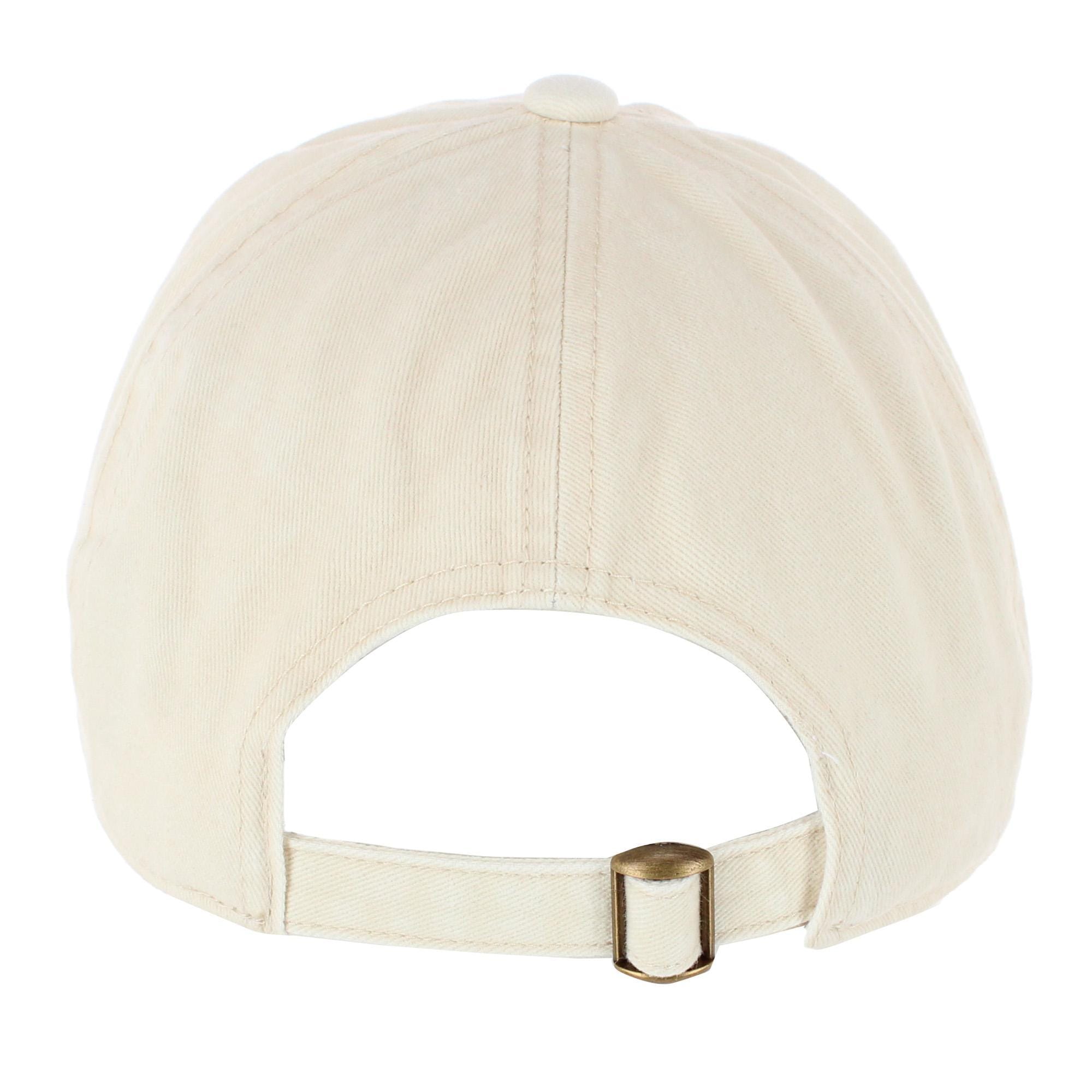 CTM® Women's Halloween Witchy Cat Embroidered Baseball Cap - Beige