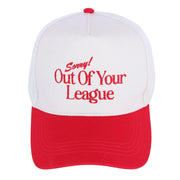 Women's Out of Your League Two Toned Baseball Cap
