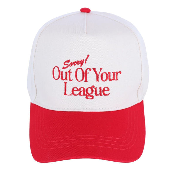 Women's Out of Your League Two Toned Baseball Cap