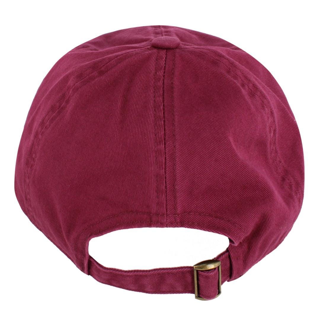 David & Young Women's Well Read Washed Embroidered Baseball Cap - Maroon