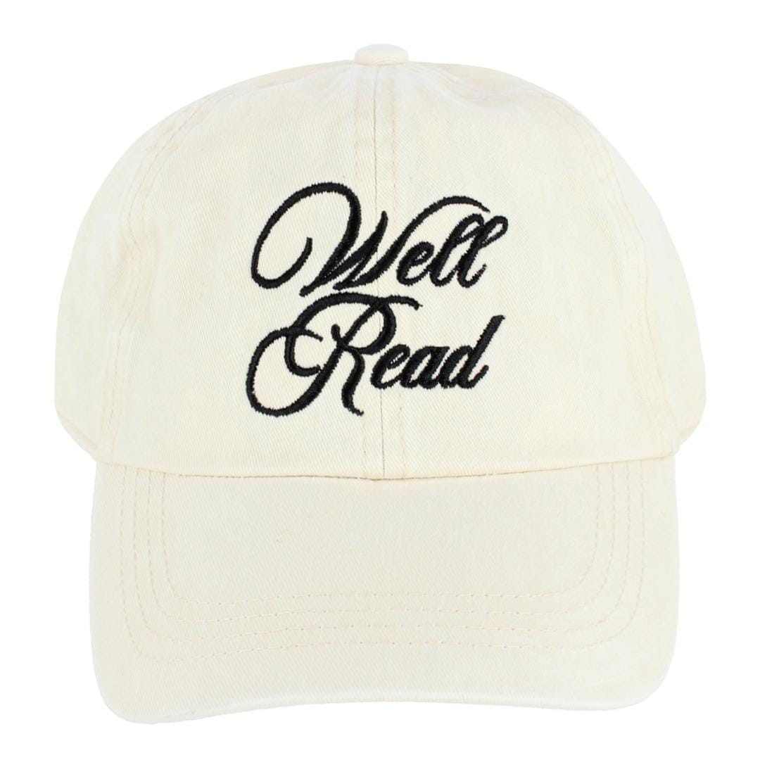 David & Young Women's Well Read Washed Embroidered Baseball Cap - Women's Well Read Washed Embroidered Baseball Cap