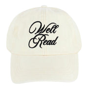 Women's Well Read Washed Embroidered Baseball Cap