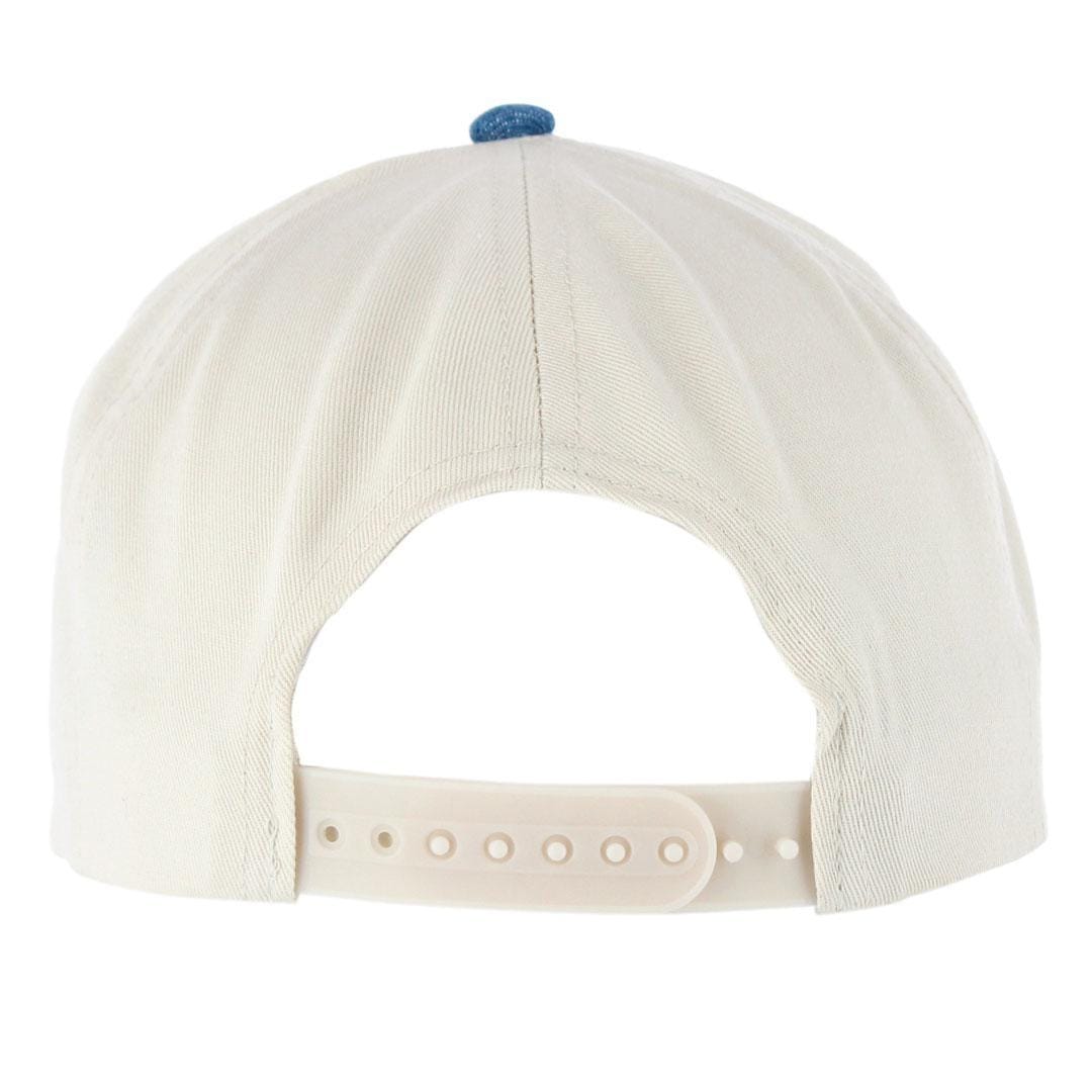 CTM® Women's America Anniversary Denim Two-Tone Baseball Cap - Dark Denim