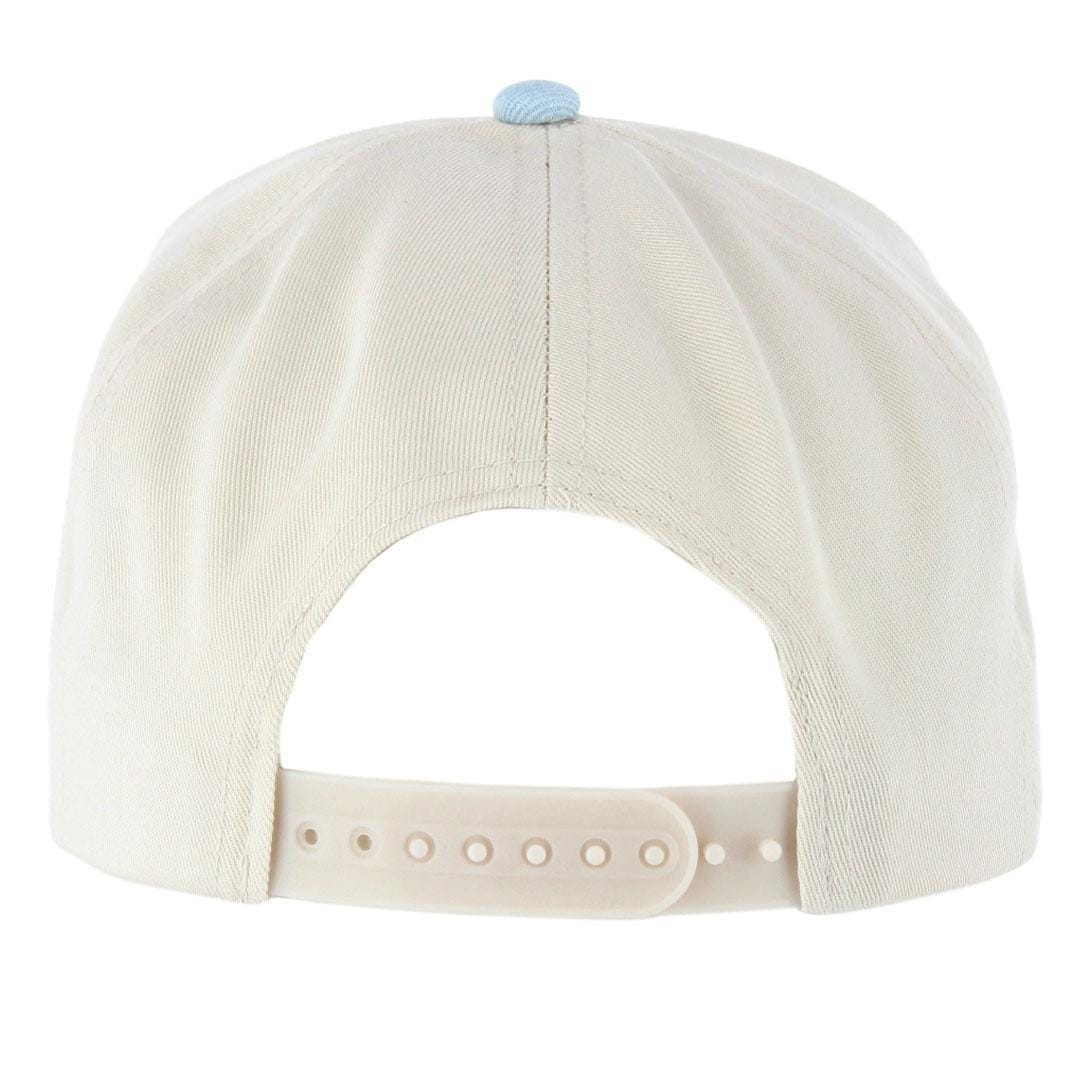 CTM® Women's America Anniversary Denim Two-Tone Baseball Cap - Light Blue