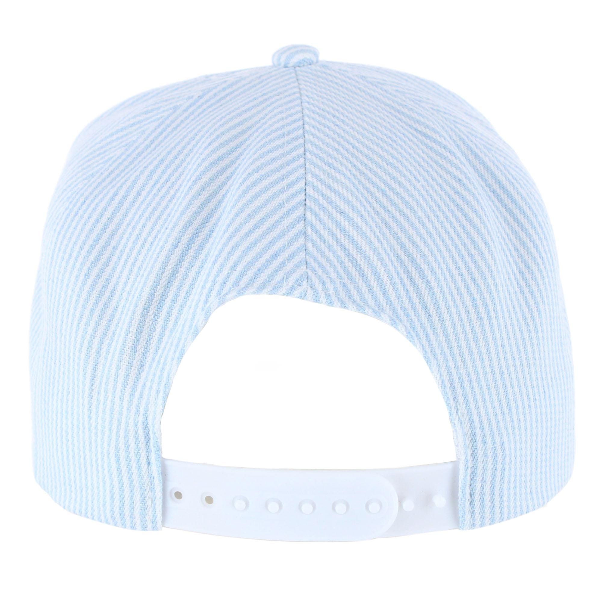 CTM® Women's Mama Striped Baseball Cap - Blue