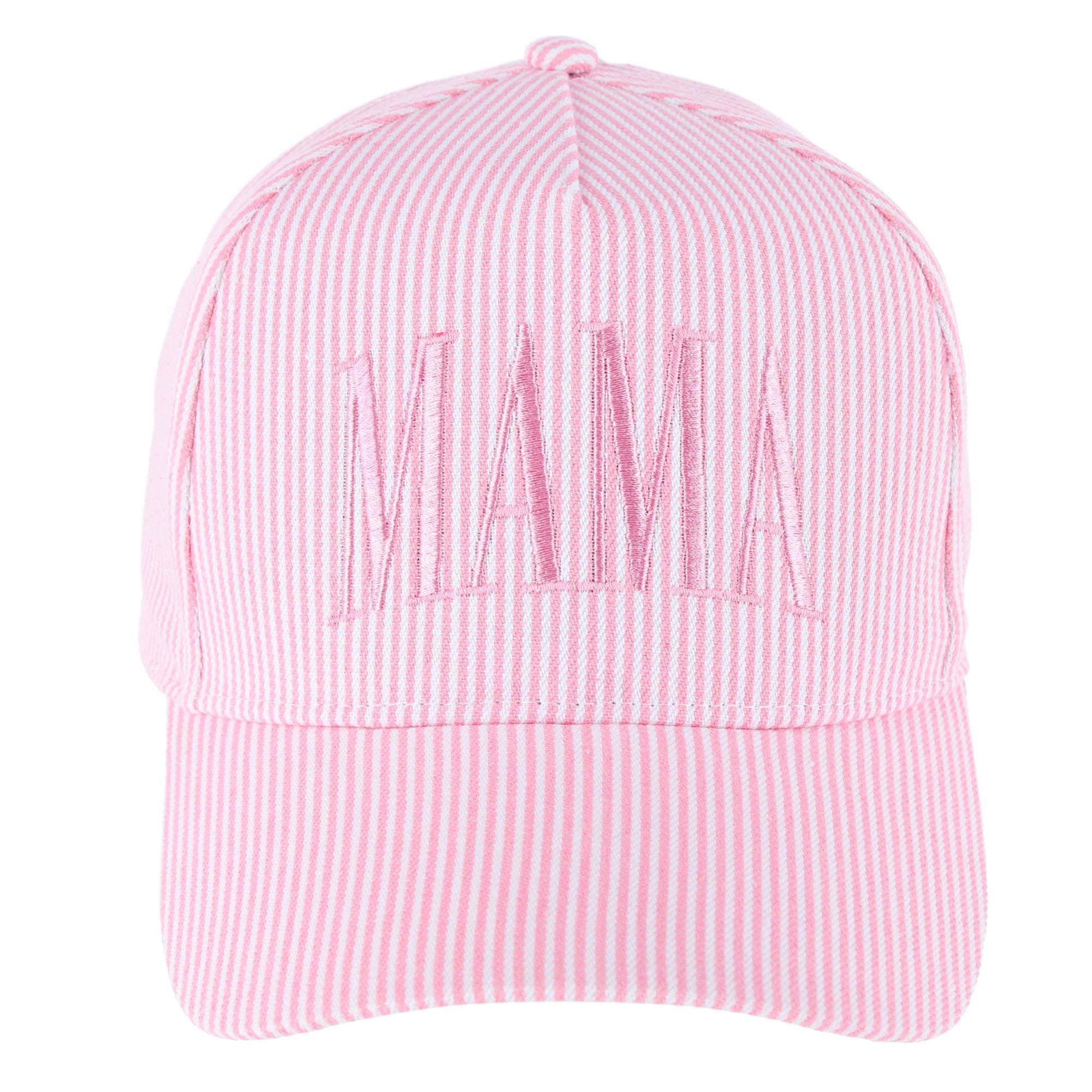 CTM® Women's Mama Striped Baseball Cap