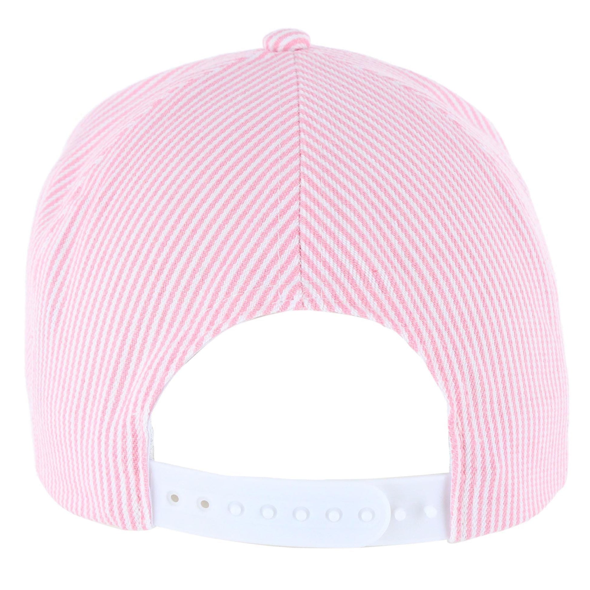 CTM® Women's Mama Striped Baseball Cap - Pink