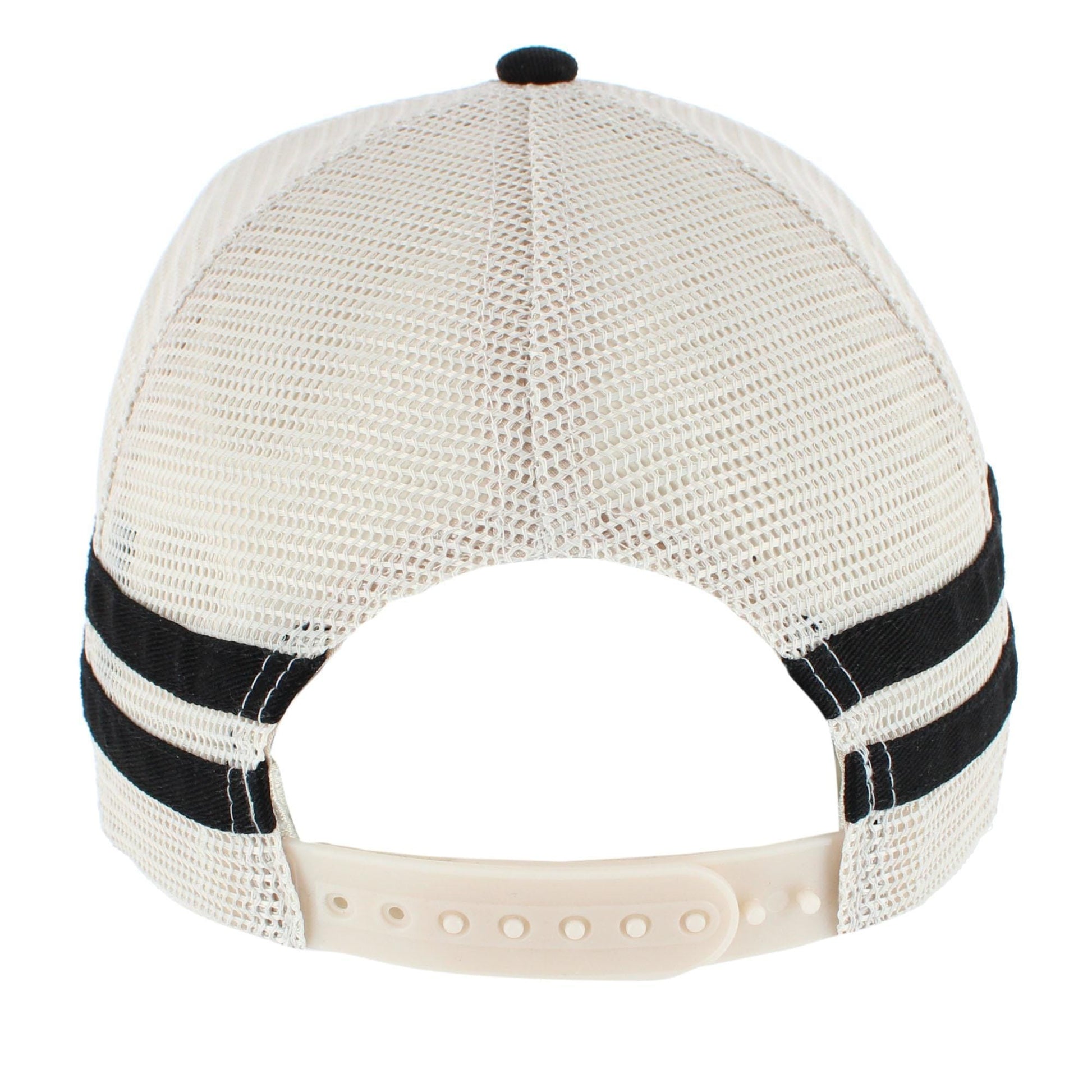 CTM® Men's Rod Father Fishing Emboridered Trucker Hat - Black