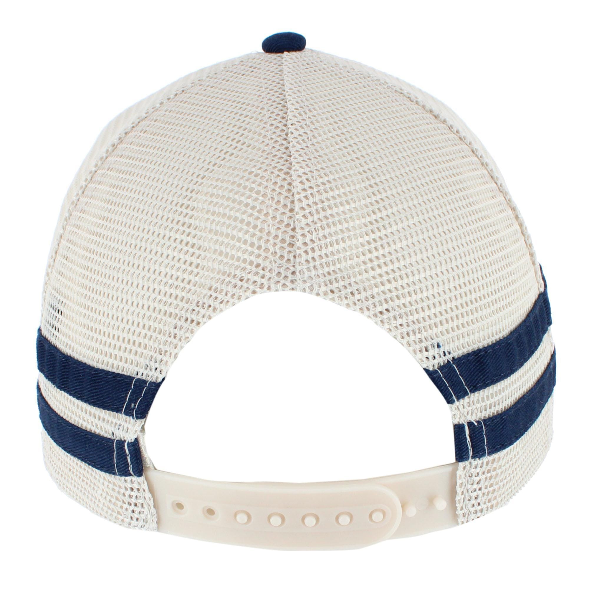 CTM® Men's Rod Father Fishing Emboridered Trucker Hat - Navy