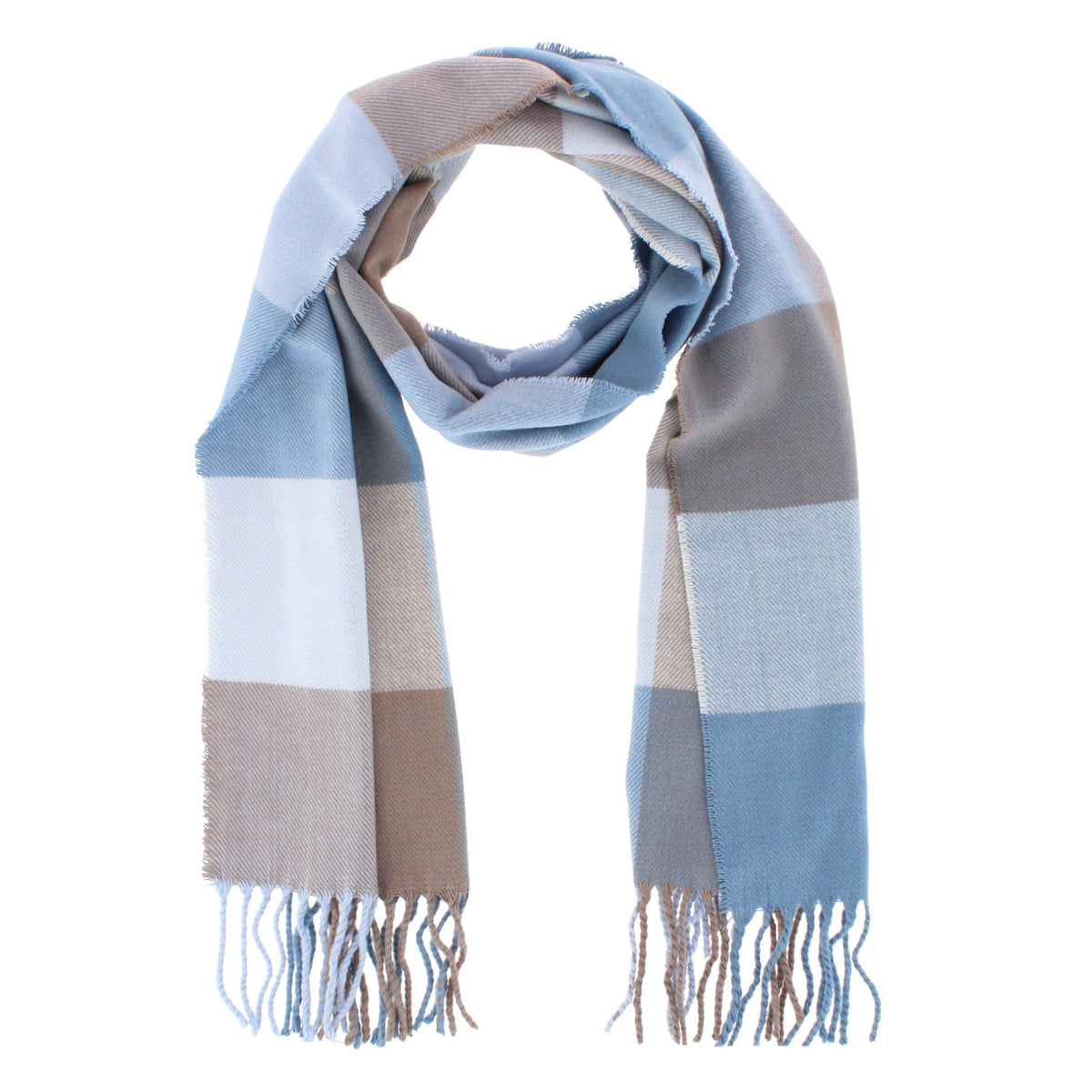 Women's Softer than Cashmere Square Plaid Winter Scarf