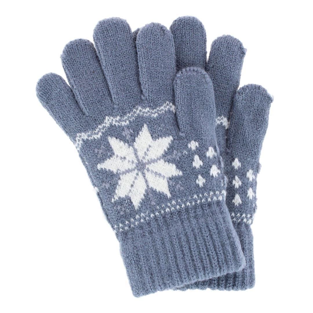 CTM® Kid's Snowflake Pattern Winter Gloves