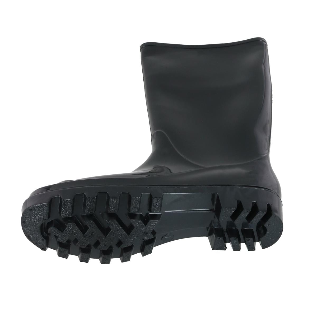 CTM® Women's Solid Color Water Resistant Rain Boots - Black