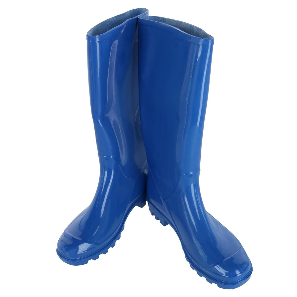 CTM® Women's Solid Color Water Resistant Rain Boots - Blue