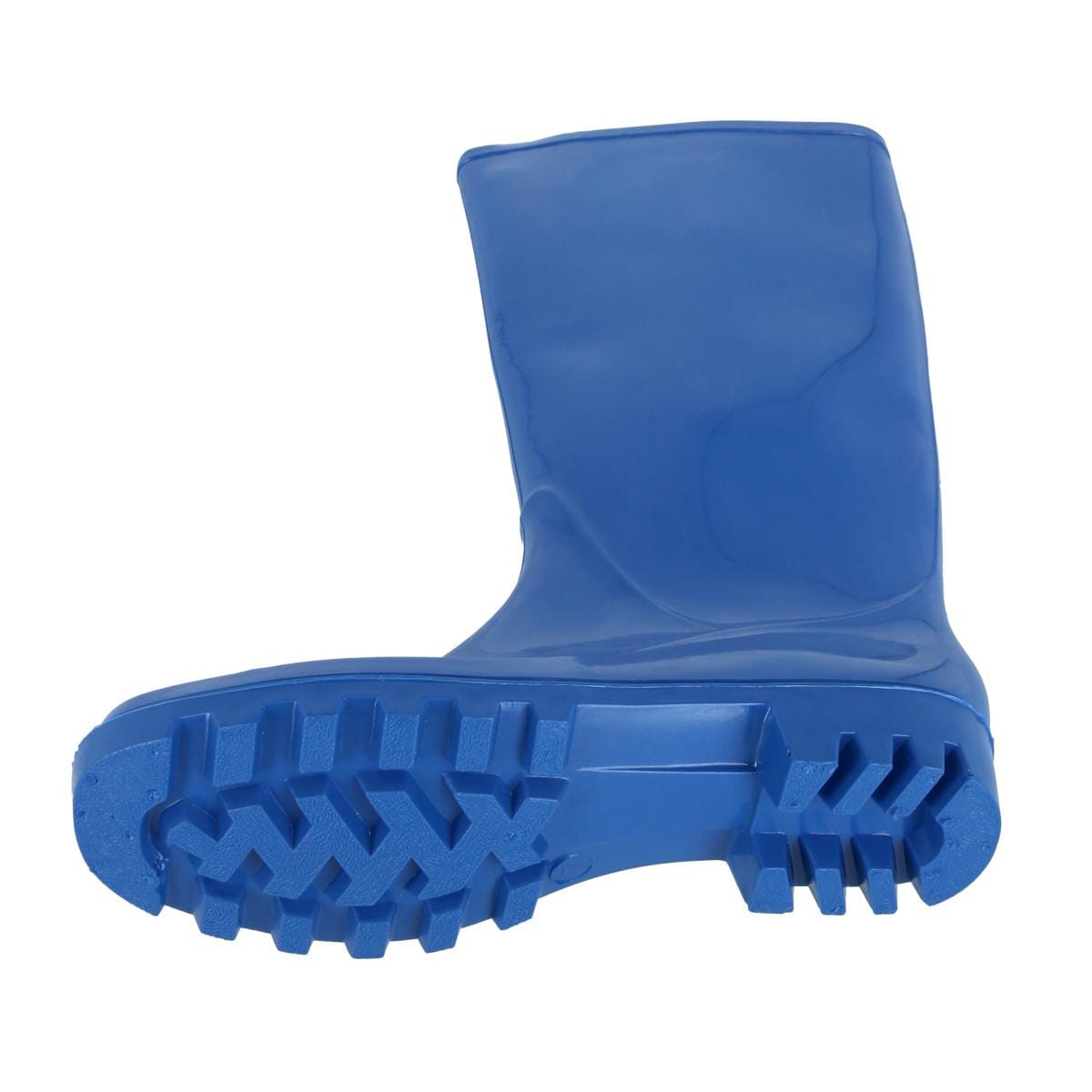 CTM® Women's Solid Color Water Resistant Rain Boots - Blue