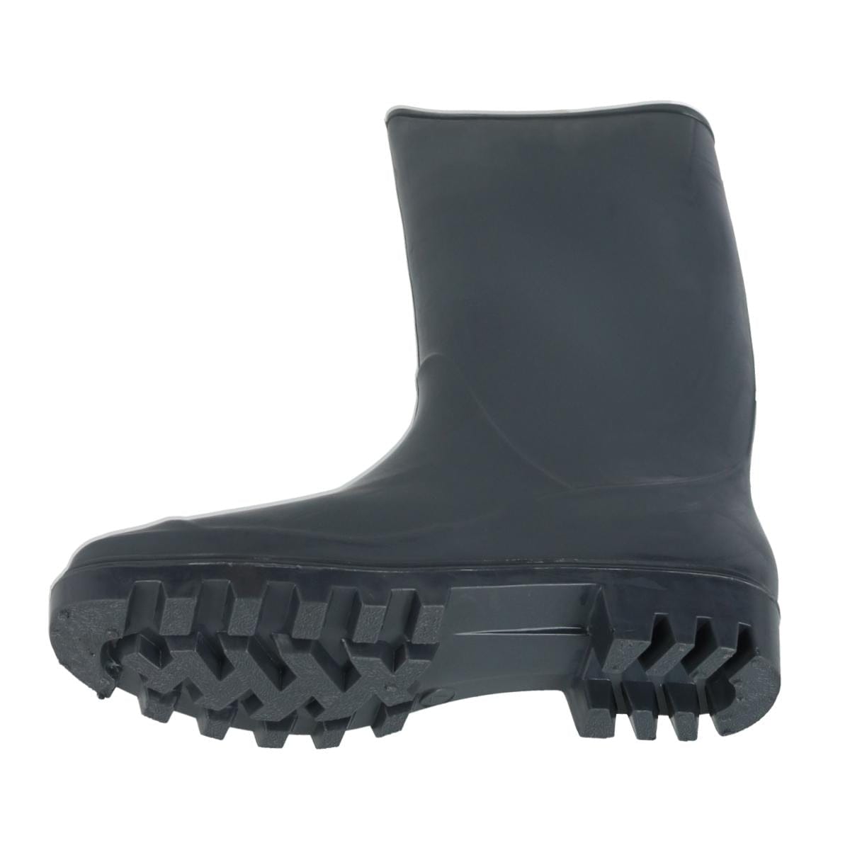 CTM® Women's Solid Color Water Resistant Rain Boots - Gray