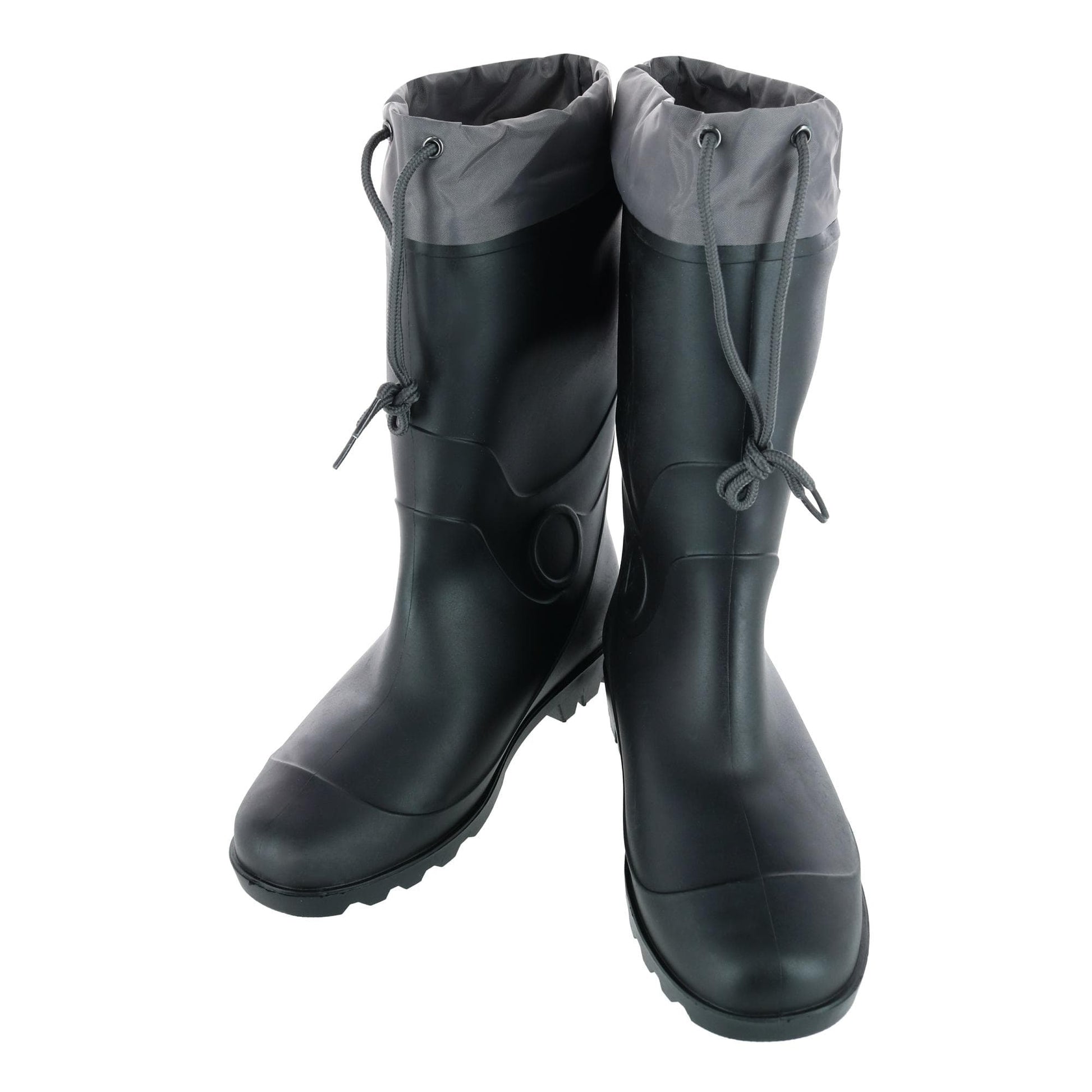 Easy USA Men's Rubber Lightweight Rain Boot - Black