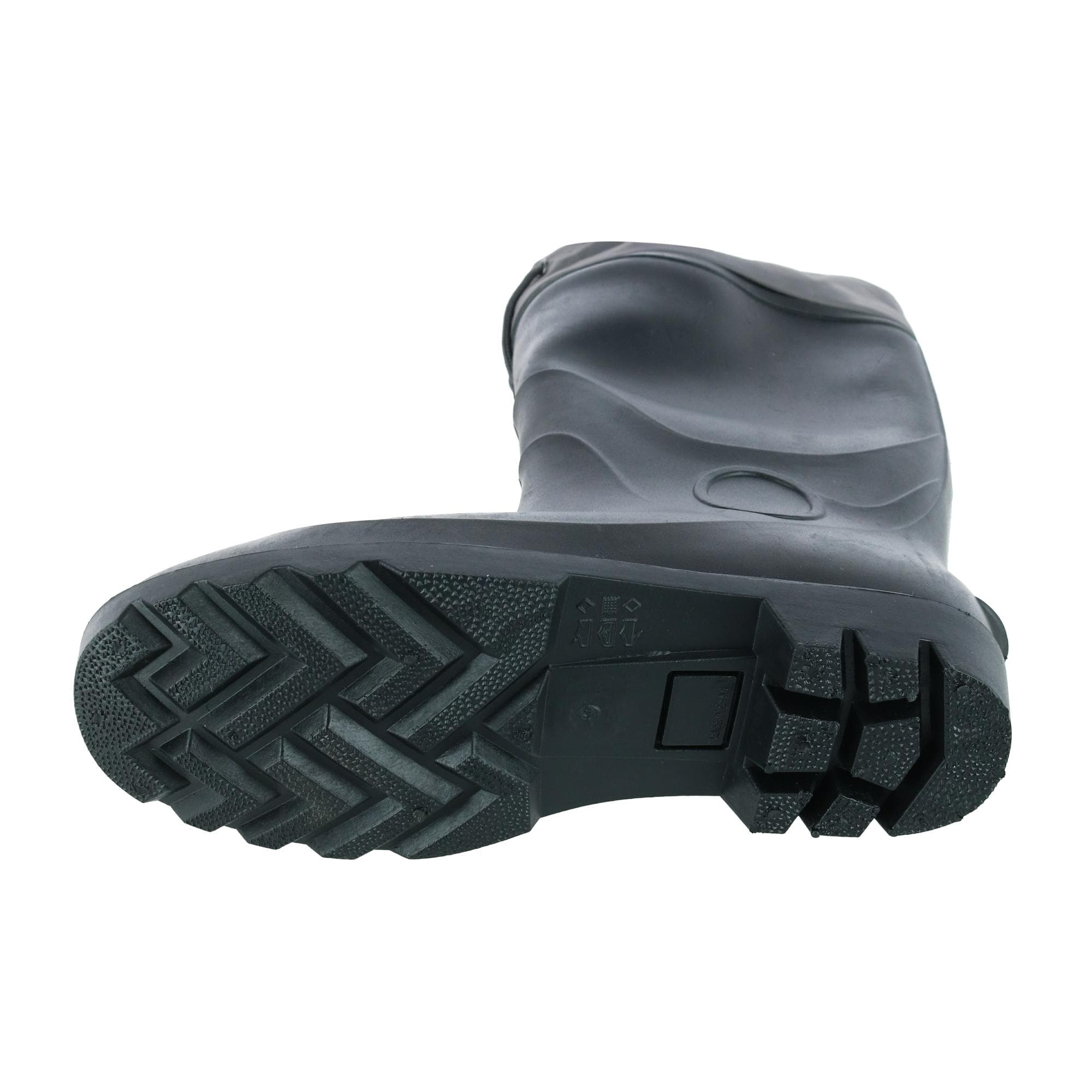 Easy USA Men's Rubber Lightweight Rain Boot - Black