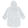 Adult Clear Rain Poncho with Drawstring Hood