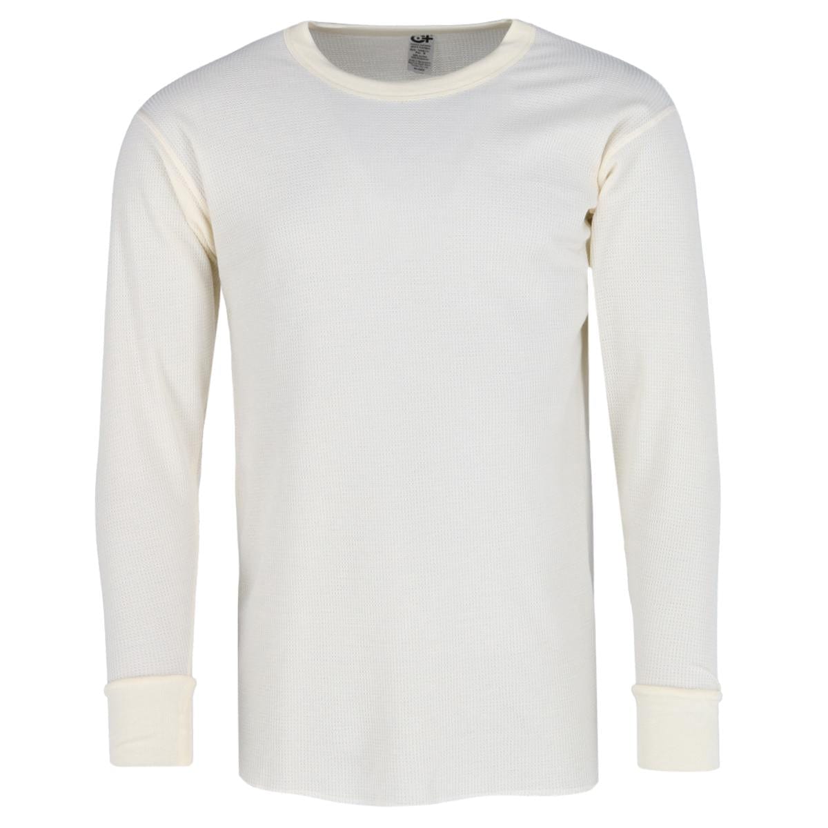 Cotton Plus Men's Thermal Underwear Long Sleeve Shirt - Men's Thermal Underwear Long Sleeve Shirt