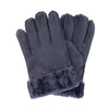 Women's One Size Suede Winter Gloves