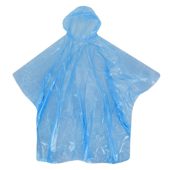 Adult One Size Fits Most Solid Color Rain Poncho