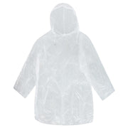 Kids' Clear Rain Poncho with Stringed Hood