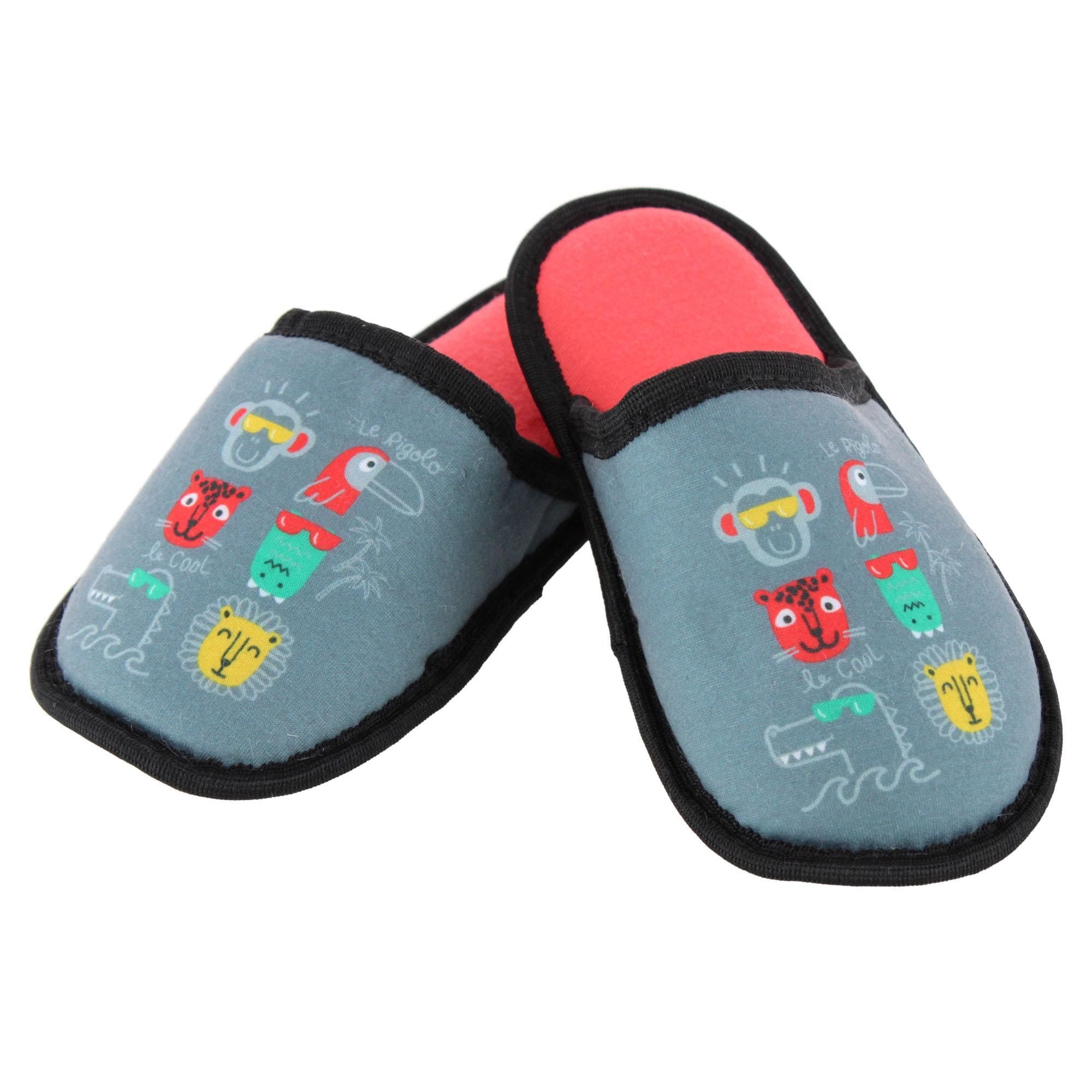 CTM® Boy's Animal Assorted Slippers
