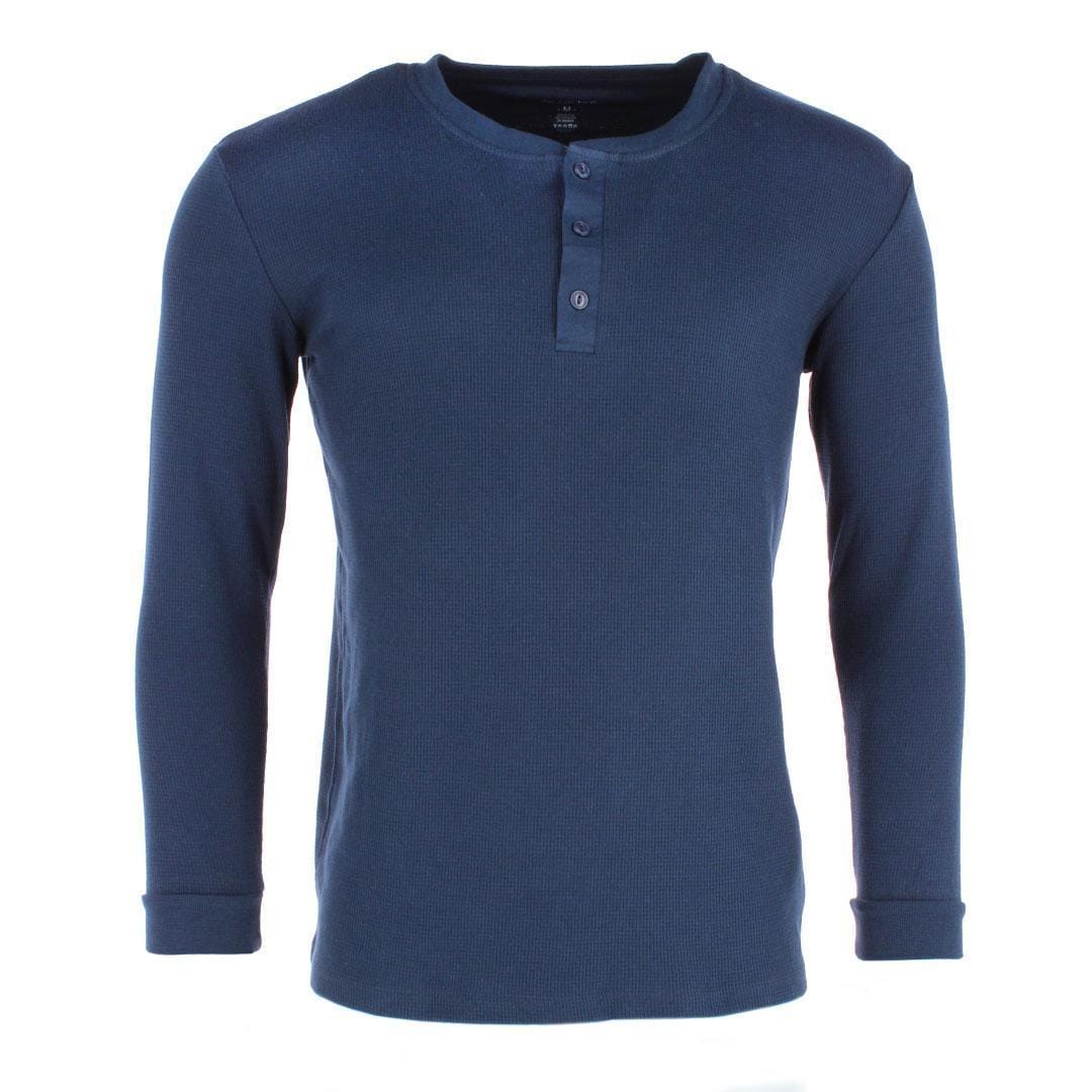 CTM® Men's Henley Thermal Underwear Shirt