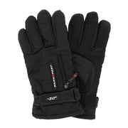 Men's Lined Winter Gloves with Zipper Pocket