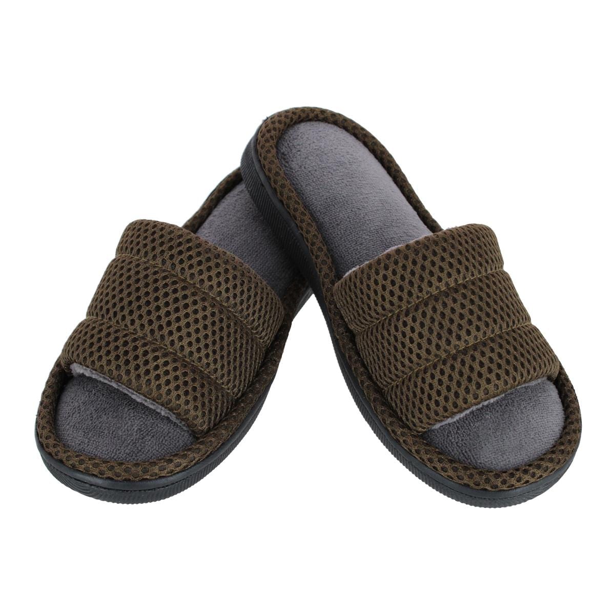CTM® Boy's Lightweight Open Toe Slide Slippers