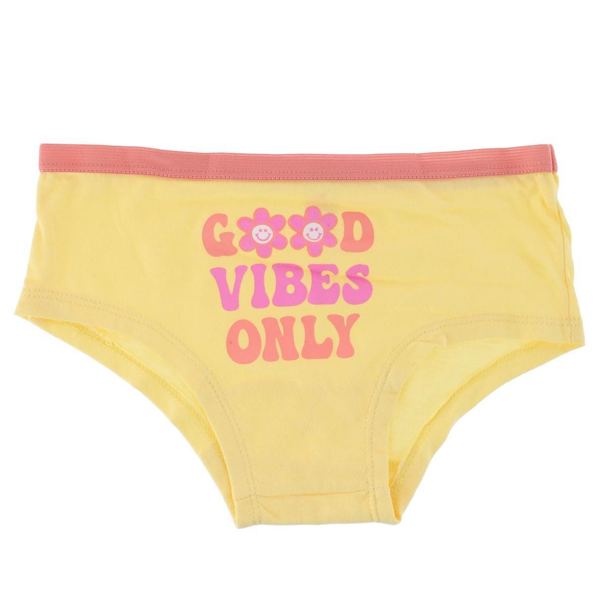 CTM® Girl's Colorful Boy Short Underwear (5 Pack) - Multicolor