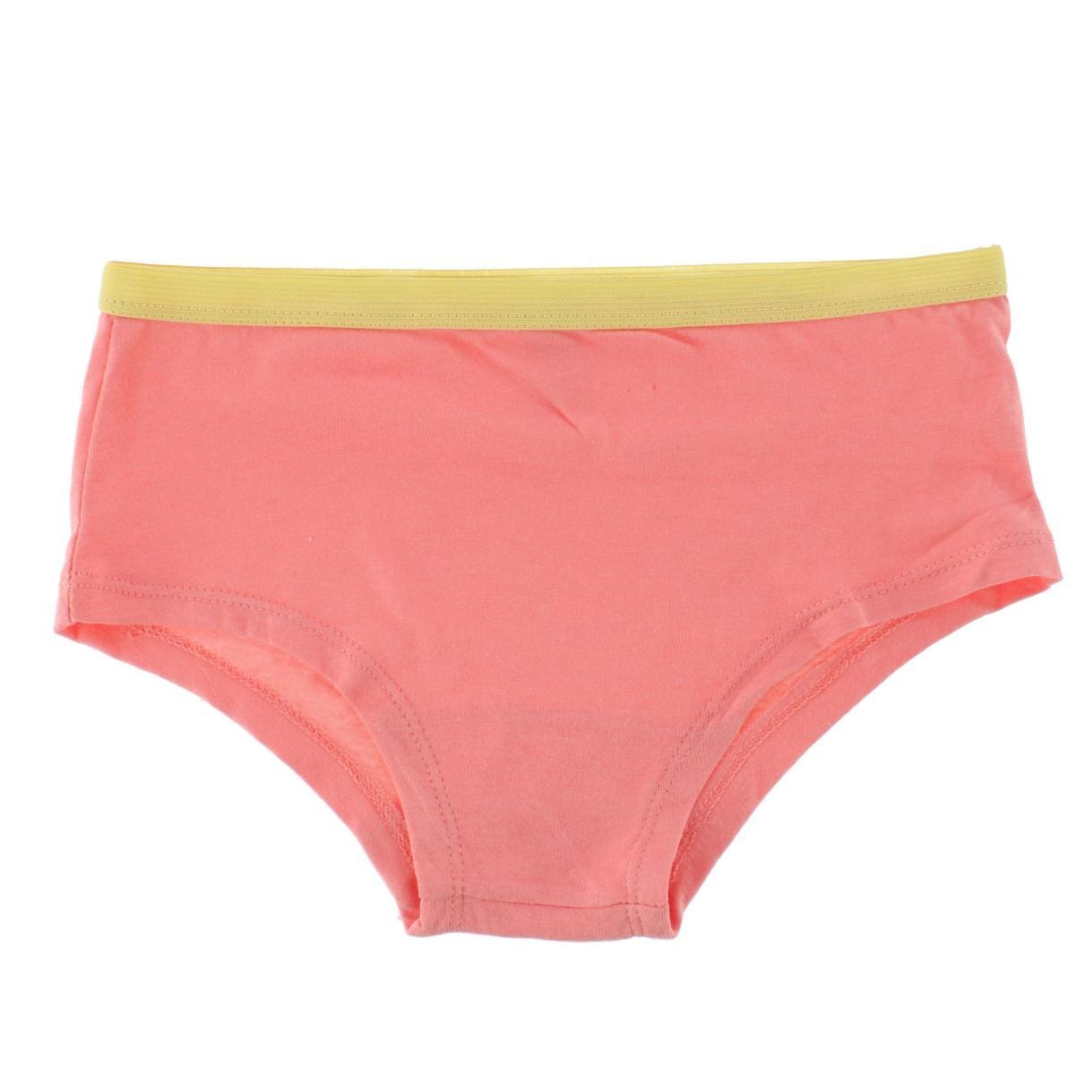 CTM® Girl's Colorful Boy Short Underwear (5 Pack) - Multicolor