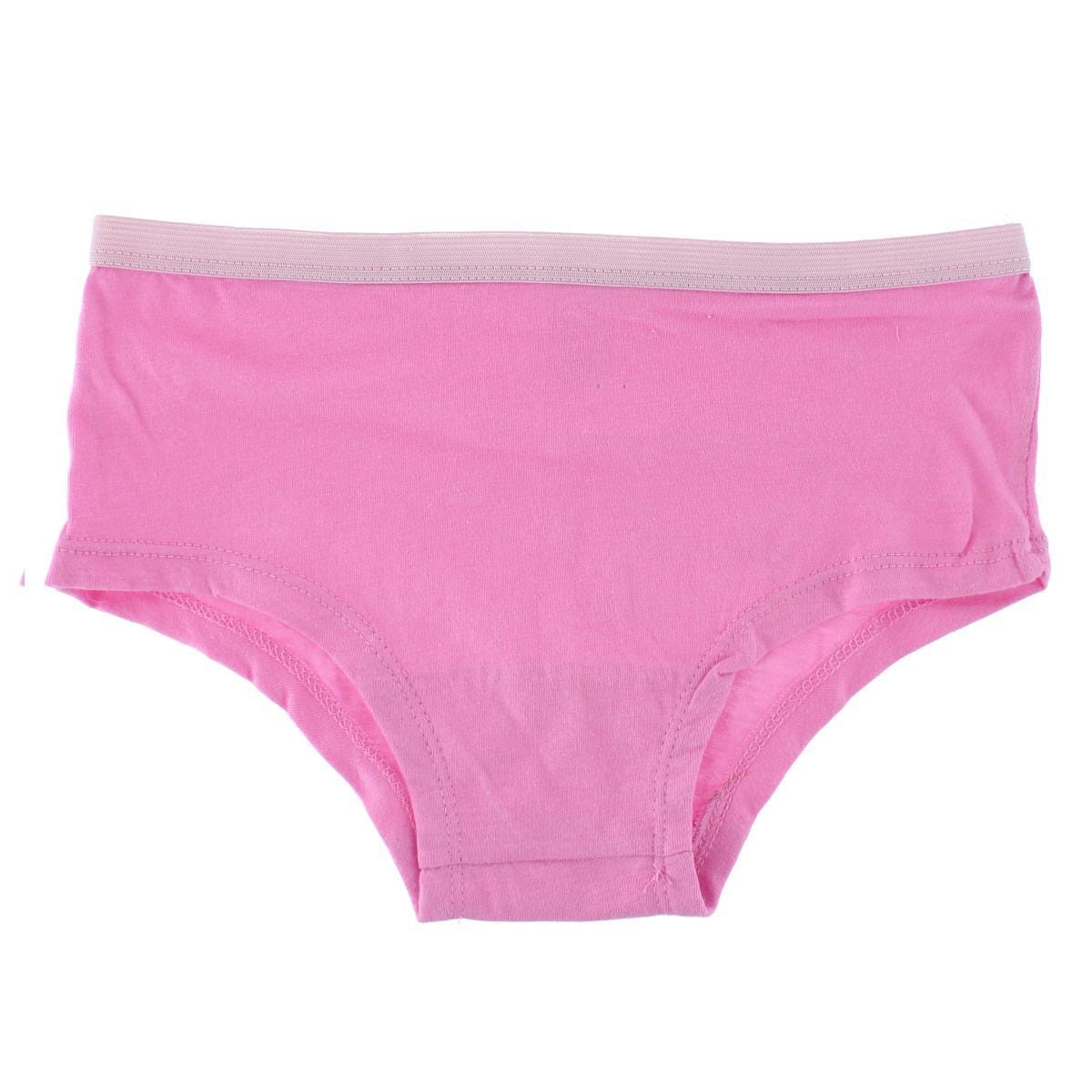 CTM® Girl's Colorful Boy Short Underwear (5 Pack) - Multicolor