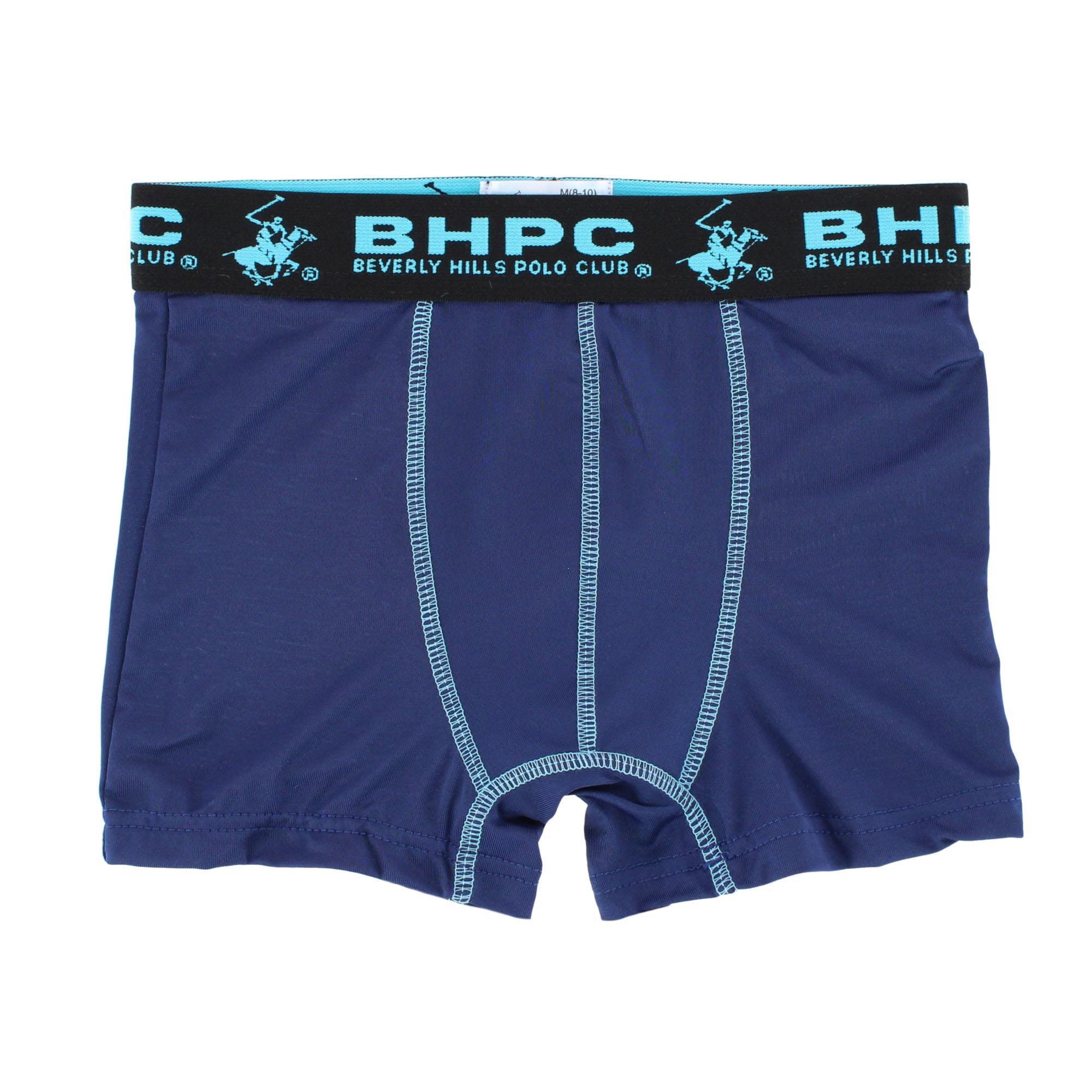 CTM® Boy's Everyday Performance Boxer Briefs (3 Pack) - Blue