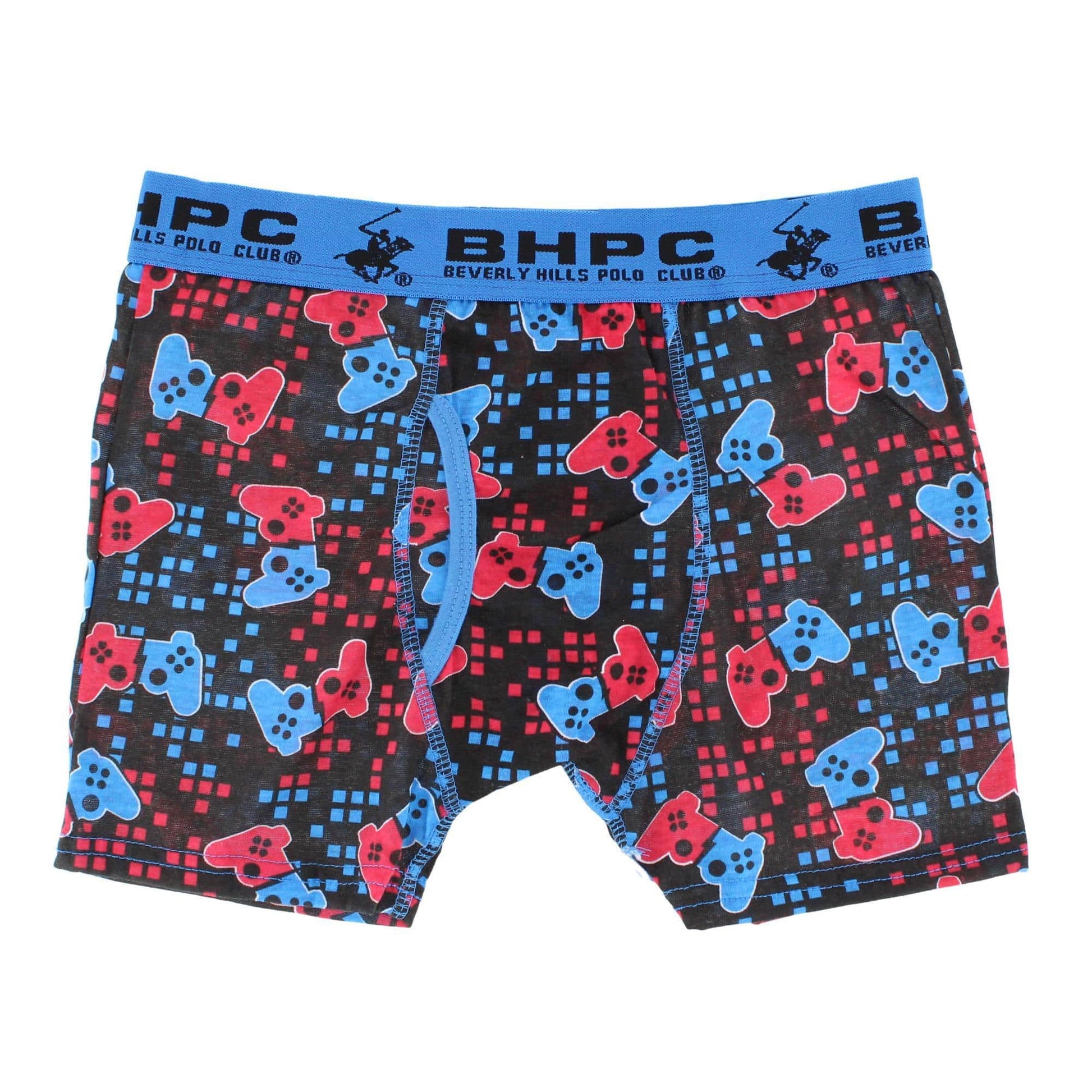 CTM® Boy's Vibrant Gaming Boxer Briefs (5 Pack) - Multicolor