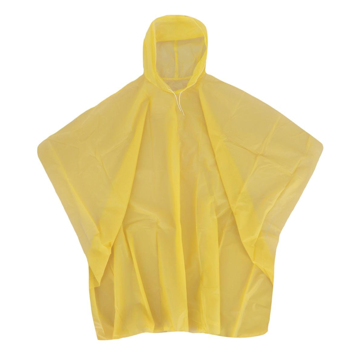 CTM® Kids' Vinyl One Size Fits Most Waterproof Rain Poncho - Yellow