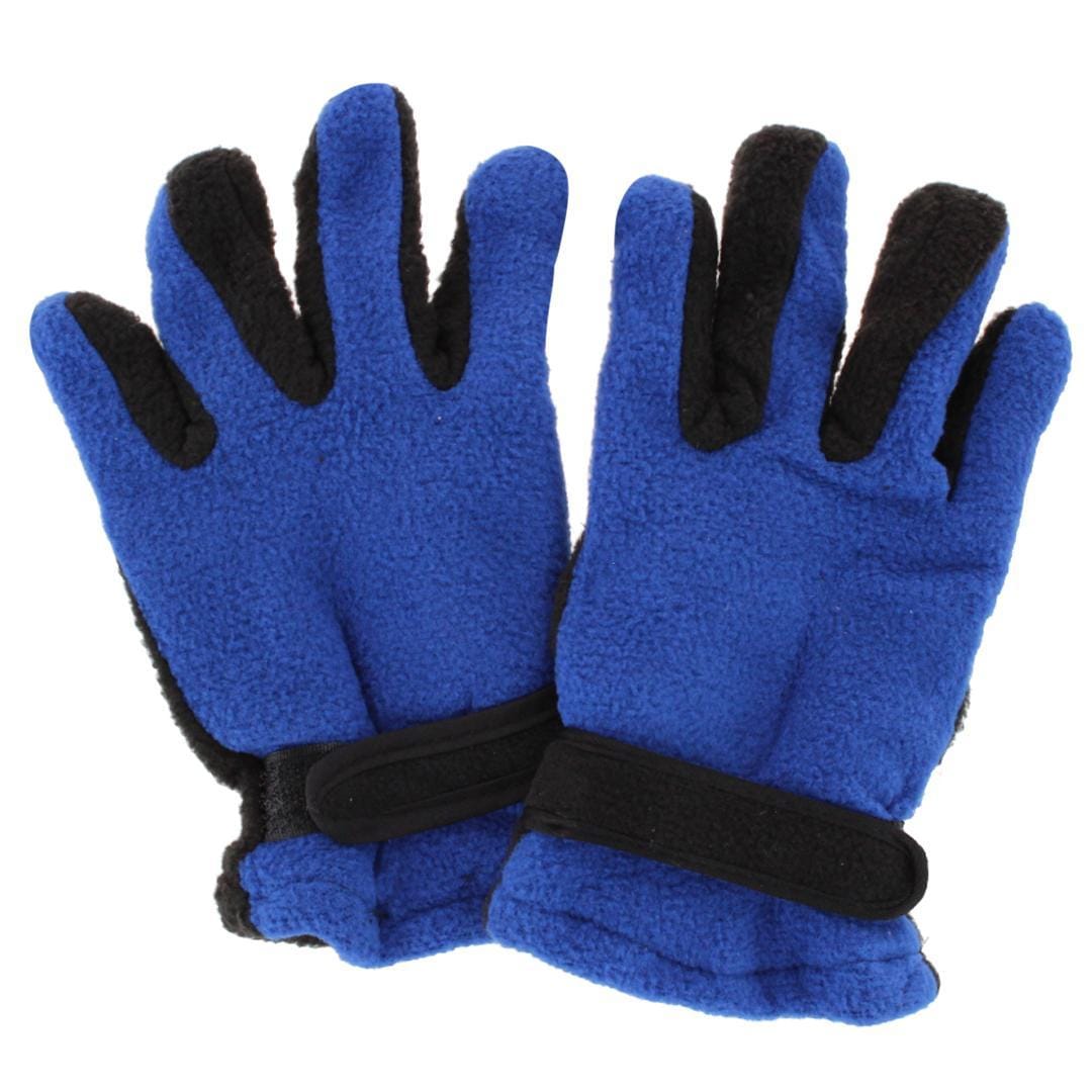 CTM® Kids' 5-13 Insulated Fleece Winter Glove - Blue