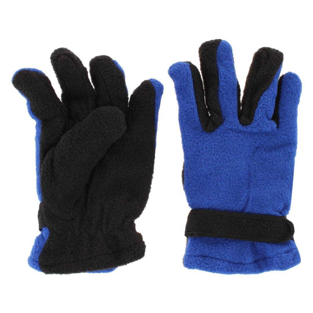 CTM® Kids' 5-13 Insulated Fleece Winter Glove - Blue