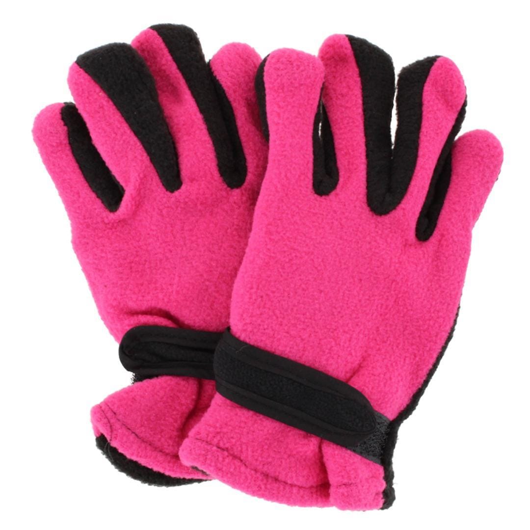 CTM® Kids' 5-13 Insulated Fleece Winter Glove - Pink