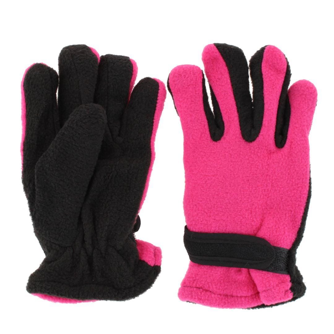 CTM® Kids' 5-13 Insulated Fleece Winter Glove - Pink
