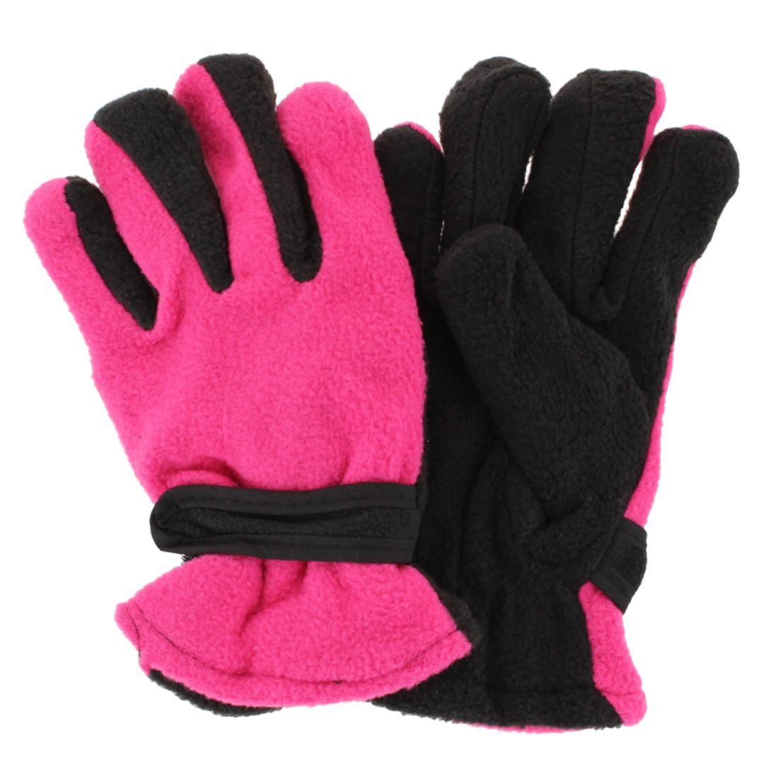 CTM® Kids' 5-13 Insulated Fleece Winter Glove - Pink
