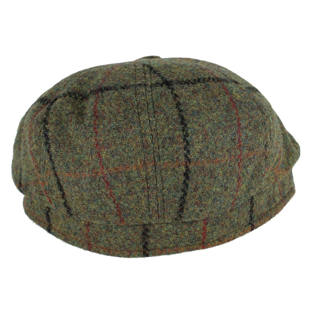 Epoch Hats Company Men's Berteil Wool Tweed Newsboy Cap - Green