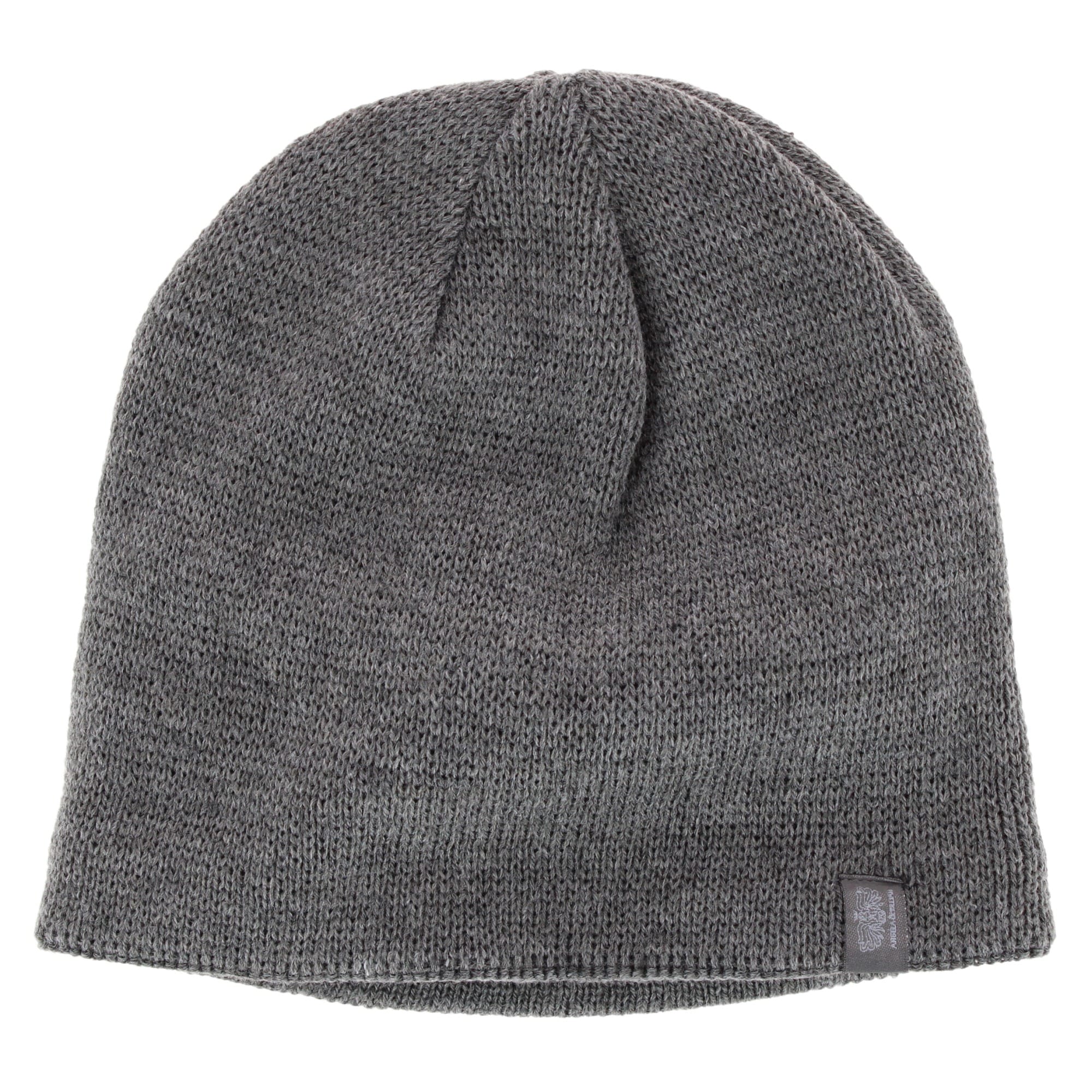 Angela & William Men's Knit Winter Beanie with Thermal Reflective Lining - Grey