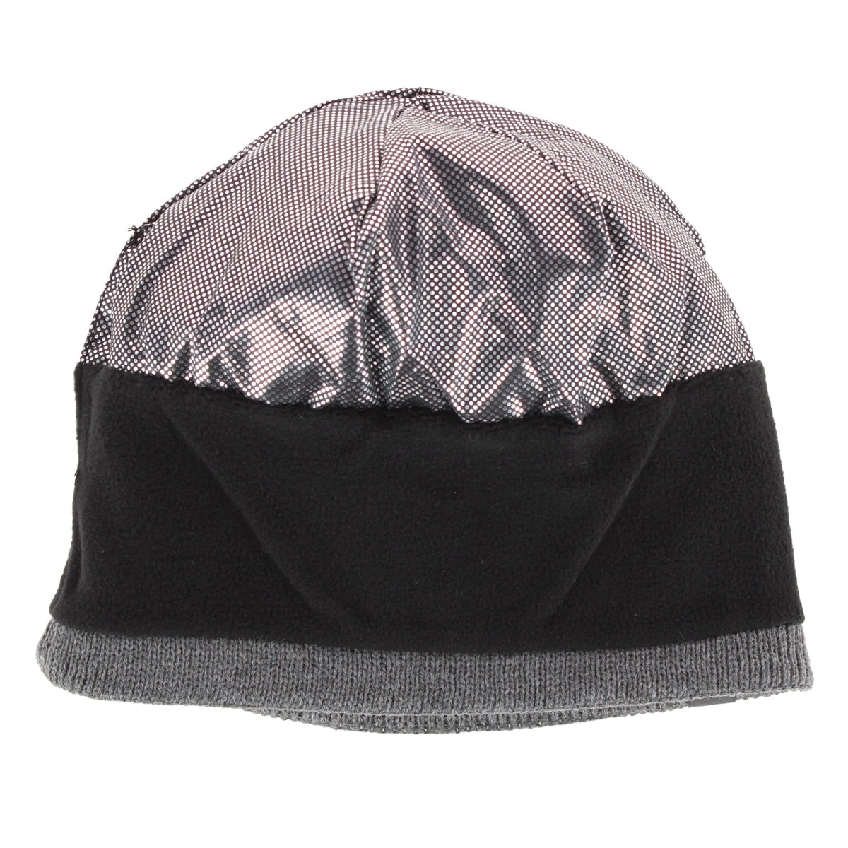 Angela & William Men's Knit Winter Beanie with Thermal Reflective Lining - Grey